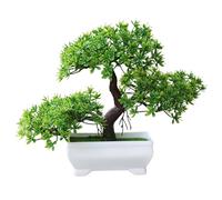 Albero bonsai artificiale, albero bonsai artificiale, 7, 5x10 realistico, simulazione, pianta in vaso decorativa, piccolo per tavolo da ufficio domestico