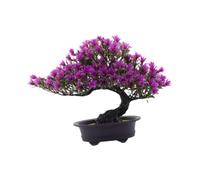 Albero bonsai artificiale moderno benvenuto in vaso per il desktop da