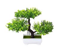 Albero Bonsai Artificiale,Pianta Bonsai Finta Cedro Bonsai Artificiale Pianta In Vaso Finto Ornamenti In Vaso Per Alberi Finti, Simulazione Creativa Vaso Bonsai Home Office Decor,7.1x9.8inch