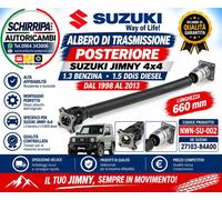 Albero cardanico, Trasmissione al ponte posteriore per SUZUKI JIMNY