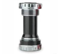 Albero centrale per bicicletta in lega di alluminio 68/73 mm albero cavo con cuscinetto filettato a cinque vie 6873 mm adatto per montaggio bici (nero)
