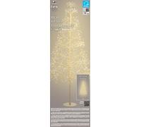 Albero conico ricco rich bianco H150 1500 microled B. caldo Lotti importex