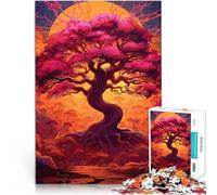 Albero Cosmico della Vita Puzzle 1000 pezzi per adolescenti Sfida di gioco educativo giocattolo Ogni pezzo è unico - Gioco divertente e stimolante per tutta la famiglia 38x26cm