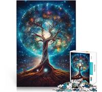 Albero Cosmico della Vita puzzle 1000 pezzi per adulti Aiuta il cervello ad allenare i giocattoli che creano dipendenza per coltivare la pazienza gioco di sfida unico 38x26cm