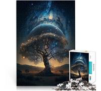 Albero Cosmico della Vita Puzzle da 1000 pezzi per adulti Giocattoli che creano dipendenza e sfidano l'intelligenza del cervello Ottimi regali e giocattoli 38x26cm