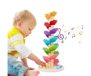 Albero da Corsa a - Gioco di Costruzione di Corsa a Verticale, Giocattolo Musicale Creativo con Sfera di Ordinamento dei Colori | Albero Musicale per il Coordinamento Scuola