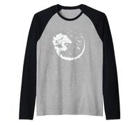 Albero da Giardino Giapponese Bonsai Art Maglia con Maniche Raglan