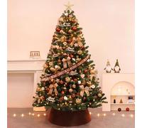 Albero Decorativo Natalizio Color Caffè, Albero Di Natale Artificiale Con Set Di Accessori Deluxe, Ecologico E Inodore, Perfetto for La Casa E Il Negozio(2.4m/8ft)
