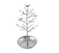 Albero dei gioielli Organizzatore del supporto braccialetto dello scaffale di stoccaggio dei gioielli esposizione dell'anello dell'orecchino tipo dell'albero metallo(Antique Silver)