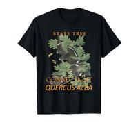 Albero del Territorio del Connecticut The Charter Oak Maglietta