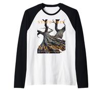 Albero del Territorio del Wyoming The Plains Cottonwood Maglia con Maniche Raglan