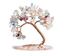 Albero Della Ricchezza In Cristallo Con Base In Cristalli Dei Sette Chakra