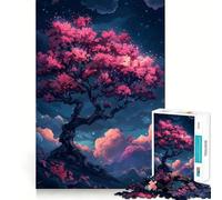 Albero della solitudine tra le nuvole - Puzzle da 1000 pezzi per adolescenti - Gioco di puzzle per allenare la mente - Gioco di gruppo - Arte e assemblaggio - Regalo classico (38x26cm)