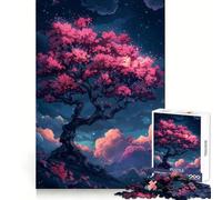 Albero della solitudine tra le nuvole - Puzzle da 1000 pezzi per adolescenti - Migliora la memoria - Rilassante e confortevole - Taglio preciso - Regalo festivo (38x52cm)