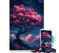 Albero della solitudine tra le nuvole - Puzzle da 1000 pezzi per adolescenti - Migliora la memoria - Rilassante e confortevole - Taglio preciso - Regalo festivo (38x52cm)