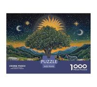 Albero della vita 1000 Tessere Puzzle Classico Divertimento Per Gioco Familiare Regalo Per Adulti E Bambini Da 14 Anni E Più 70x50cm/1000pcs