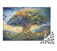 Albero della Vita 1000pcs (75x50cm) - Aquila Leonene And Wolf Puzzle Per Adulti GioGattotolo Fai-da-te