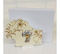 Albero della vita 18x15cm placca argento PRIMA COMUNIONE MADE IN ITALY 0QCB