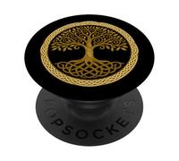 Albero della vita celtico nodo cerchio PopSockets PopGrip Adesivo