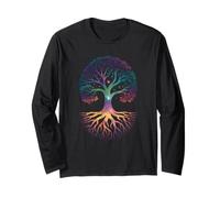 Albero della Vita cosmica - Galaxy Equilibrio Spirituale Maglia a Manica