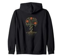 Albero della Vita DNA Yggdrasil Ancestry Roots Codice genetico Felpa con Cappuccio