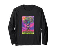 Albero della Vita DNA Yggdrasil Ancestry Roots Codice genetico Maglia a Manica