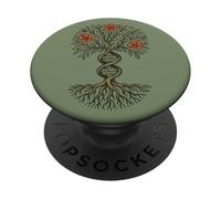 Albero della Vita DNA Yggdrasil Ancestry Roots Codice genetico PopSockets PopGrip Adesivo