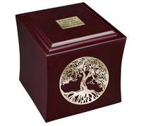 Albero della vita in legno Urna per ceneri di cremazione per adulti Urna funerar