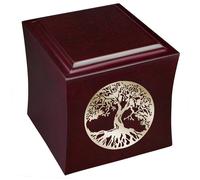 Albero della vita in legno Urna per ceneri di cremazione per adulti Urna funerar