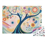 Albero della Vita Jigsaw Puzzle Impossibili 1000 Pezzi Decorazione Per La Casa. Giochi Rilassamento E Intelligence Per Adulti E Ragazzi Da 14 Anni 1000pcs (75x50cm)