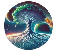 Albero della vita Jigsaw Puzzle Impossibili 1000 Pezzi Decorazione Per La Casa. Rilassamento E Intelligence Per Adulti E Ragazzi Da 14 Anni 1000pcs (67.5x67.5cm)