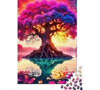Albero della vita Jigsaw Puzzle Impossible 1000 Pezzi Decorazione Per La Casa. Rilassamento E Intelligence Per Adulti E Ragazzi Da 14 Anni 1000pcs (75x50cm)