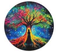 Albero della vita Jigsaw Puzzle Impossible 1000Pcs Decorazione Per La Casa. Rilassamento E Intelligence Per Adulti E Ragazzi Da 14 Anni 1000pcs (67.5x67.5cm)