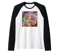 Albero della Vita Maglia con Maniche Raglan