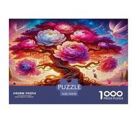 Albero della Vita Puzzle 1000 Pezzi Adatto Per Adulti Difficili Albero della Vita Decorazione Della Casa Sfide EduGattoive in Carta Originale Regalo Per Adolescenti 70x50cm/1000pcs