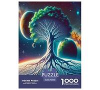 Albero della Vita Puzzle 1000 Pezzi Gioco Di Sfidaans Adulti E over 12 Anni Universo Gioco Di Puzzle Gioco EduGattoivo Familiare Regalo Per La Decorazione Domestica 70x50cm/1000pcs