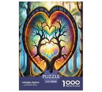 Albero della vita Puzzle Impossibili 1000 Pezzi albero Foresta Bellissimo Decorazione Per La Casa. Giochi Rilassamento E Intelligence Per Adulti E Ragazzi Da 14 Anni 38x26cm/1000pcs