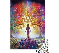 Albero della vita Puzzle Impossibili 1000 Pezzi Decorazione Per La Casa. Giochi Rilassamento E Intelligence Per Adulti E Ragazzi Da 14 Anni 1000pcs (75x50cm)