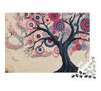 Albero della Vita Puzzle Impossibili 1000 Pezzi Decorazione Per La Casa. Rilassamento E Intelligence Per Adulti E Ragazzi Da 14 Anni 1000pcs (75x50cm)