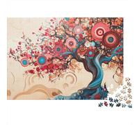 Albero della Vita Puzzle Impossibili 1000Pcs Decorazione Per La Casa. Rilassamento E Intelligence Per Adulti E Bambini Da 12 Anni 1000pcs (75x50cm)