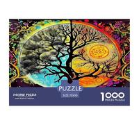 Albero della vita Puzzle Impossible 1000 Pezzi albero Foresta Bellissimo Decorazione Per La Casa. Rilassamento E Intelligence Per Adulti E Ragazzi Da 14 Anni 70x50cm/1000pcs