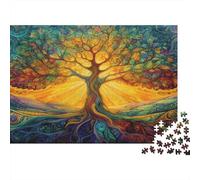 Albero della vita Puzzle Per Adulti 70x50cm/1000pcs,Giochi Di Sfida