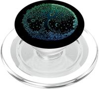 Albero della Vita Sole Luna Stagioni Mandala Chakra Yoga Grafica PopSockets PopGrip per MagSafe