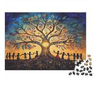 Albero della vita1000 Pezzi Impossibili Per Adulti, Giochi, Regali, Sfide Per BambiniSimbolo della pace52x38cm/1000pcs