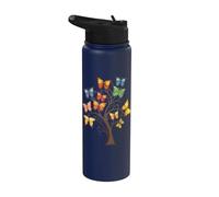 Albero delle farfalle Stainless Steel Insulated Water Bottle