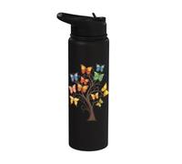 Albero delle farfalle Stainless Steel Insulated Water Bottle