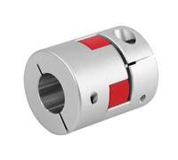 Albero Di Accoppiamento Prugna, 14 mm a 14 mm Alluminio Morsetto Giunto Flessibile Prugna A Forma Di Accoppiamento Elastico Accoppiatore D30 L35