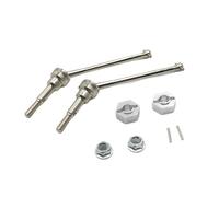 Albero di azionamento anteriore dell'accoppiatore in metallo universale per 1/12 12423 12427 12428 Modelli di auto di controllo remoto funziona con la sostituzione del mercato post -vendita(WHITE)