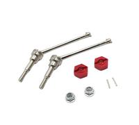 Albero di azionamento anteriore dell'accoppiatore in metallo universale per 1/12 12423 12427 12428 Modelli di auto di controllo remoto funziona con la sostituzione del mercato post -vendita(Red)