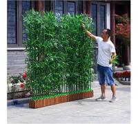 Albero di bambù artificiale, grande pianta realistica per interni ed esterni, balcone, portico, decorazione, divisorio, barriera per la privacy